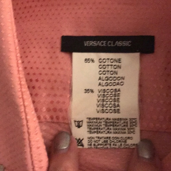 versace men’s dress shirt pink - Picture 1 of 4